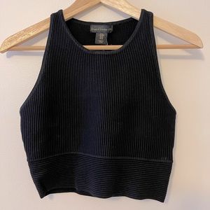 NWT - HOH 1960 - Ribbed High Neck cropped tank top